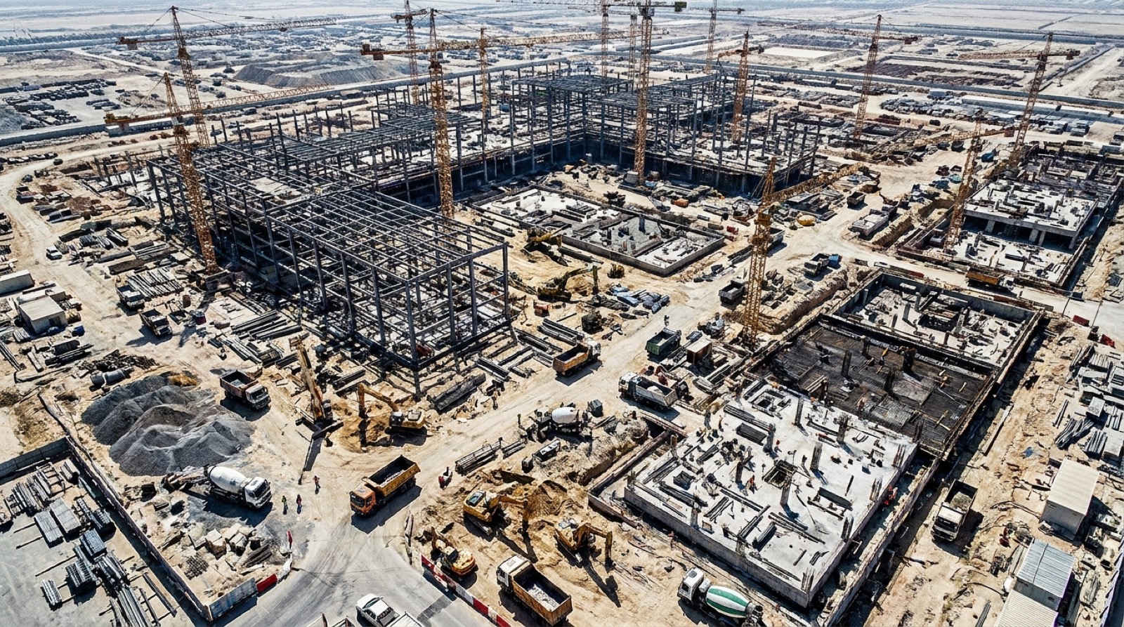 Baustelle als Ursprung der handwerklichen Arbeit von K&A